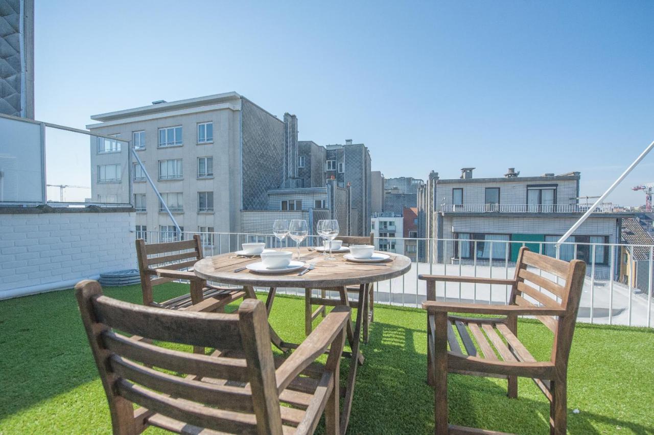 Studio Met Groot Zonneterras Centrum Oostende Экстерьер фото